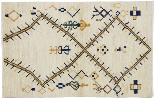 4 x 6 Contemporary Moroccan Rug 80299