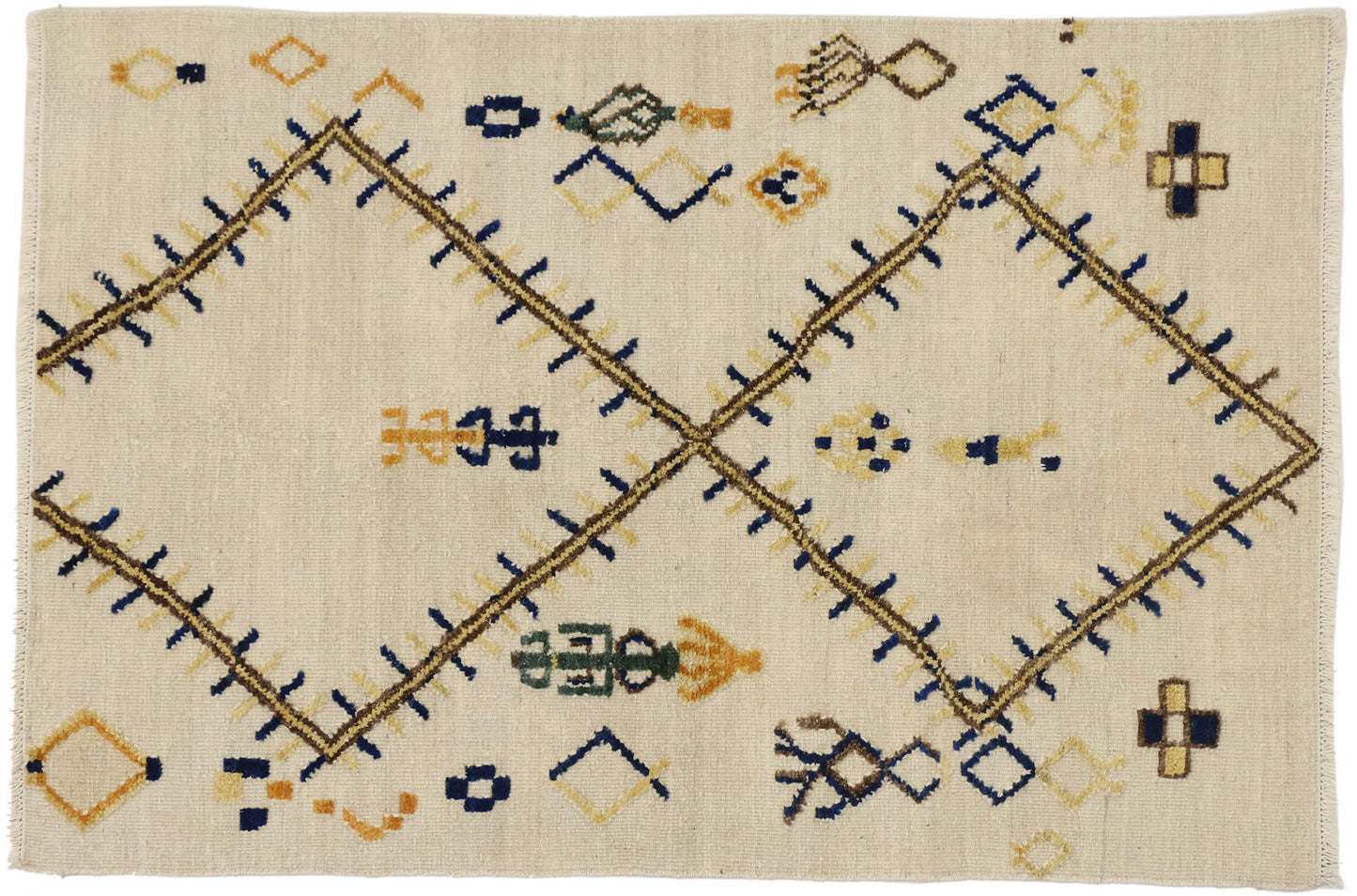 4 x 6 New Moroccan Rug 80300