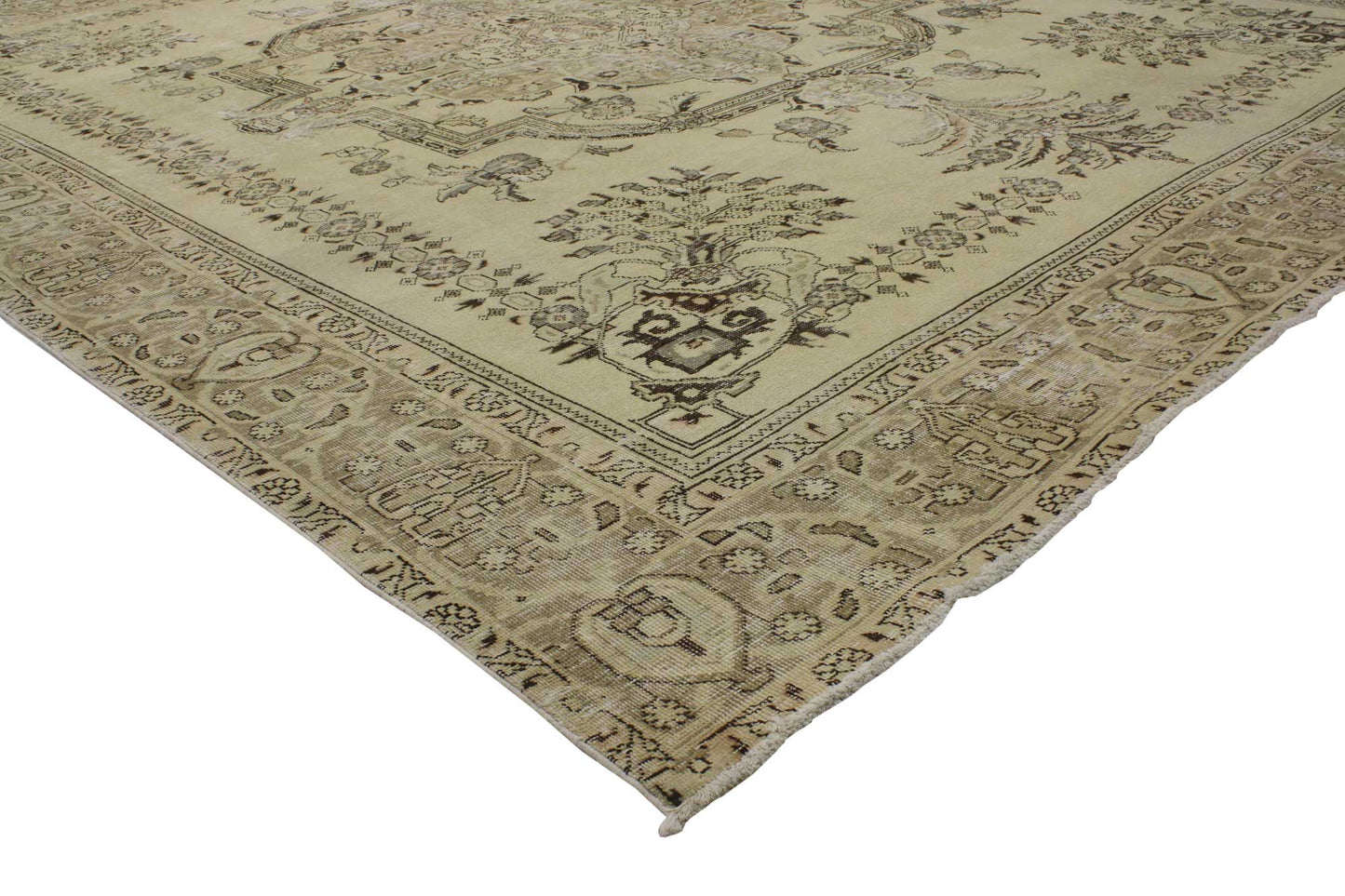 10 x 12 Vintage Tabriz Rug 80301