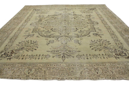 10 x 12 Vintage Tabriz Rug 80301