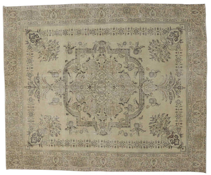 10 x 12 Vintage Tabriz Rug 80301