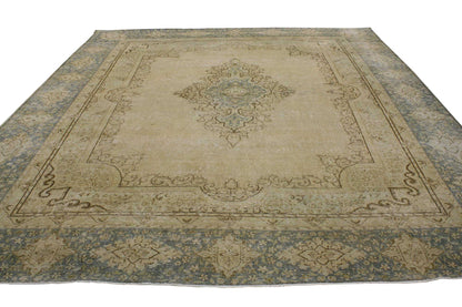 9 x 11 Vintage Kerman Rug 80302
