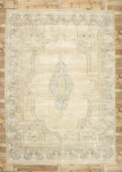 10 x 14 Vintage Persian Kerman Rug 80303