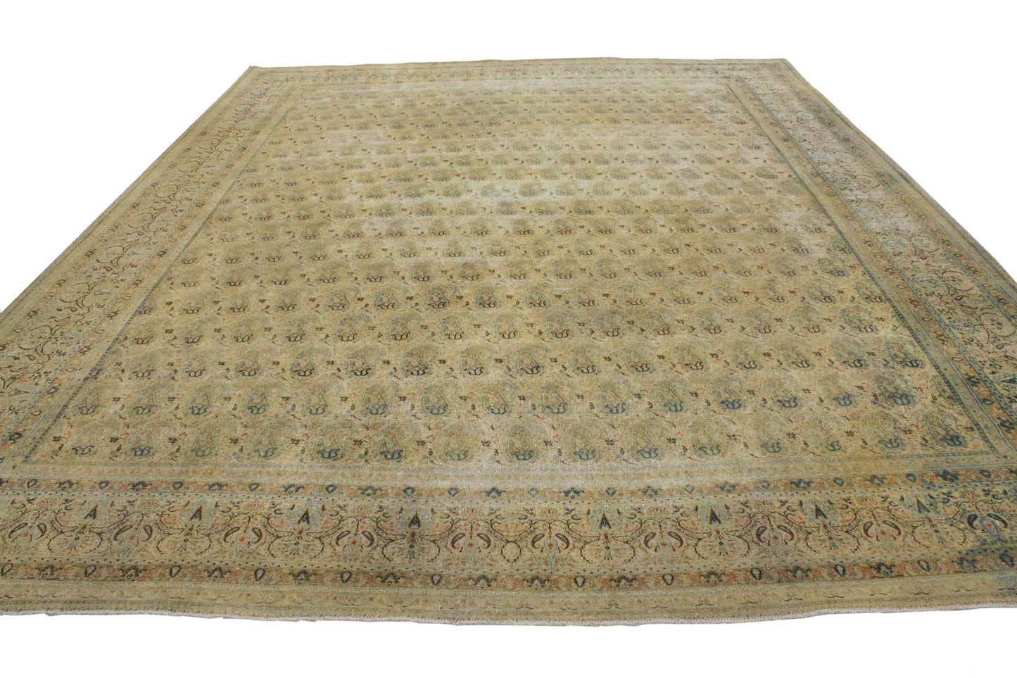 10 x 12 Vintage Persian Kerman Rug 80311
