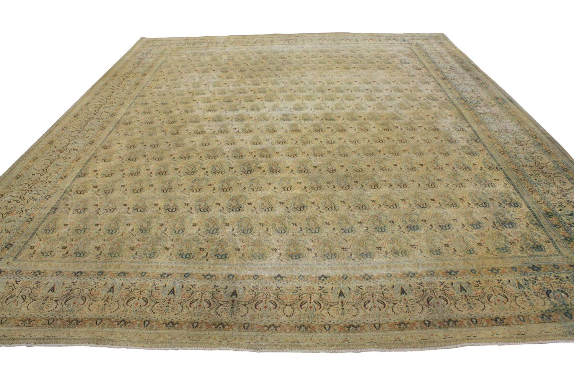 10 x 12 Vintage Persian Kerman Rug 80311