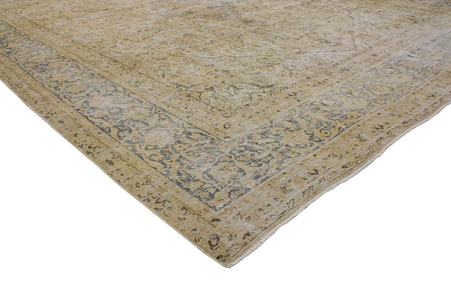9 x 13 Vintage Persian Kerman Rug 80312