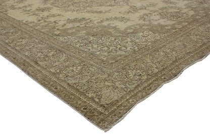 10 x 13 Vintage Persian Tabriz Rug 80313