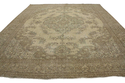 10 x 13 Vintage Persian Tabriz Rug 80313