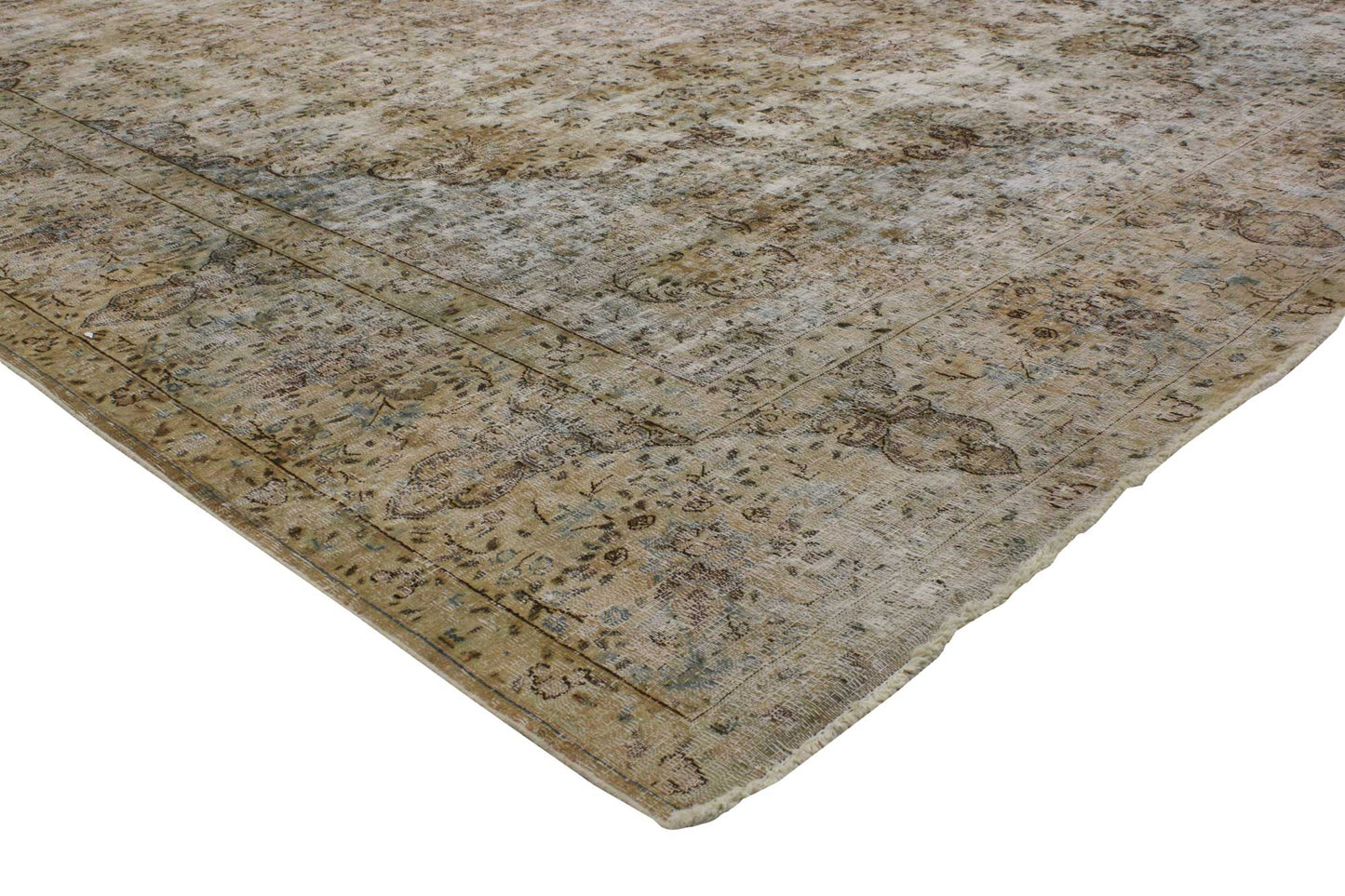 10 x 13 Vintage Kerman Rug 80314