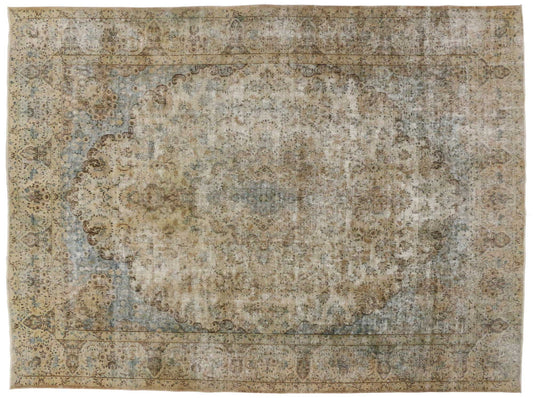 10 x 13 Vintage Kerman Rug 80314
