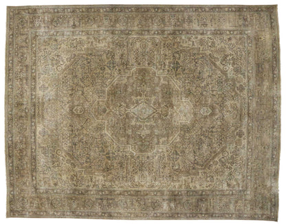 10 x 13 Vintage Tabriz Rug 80315