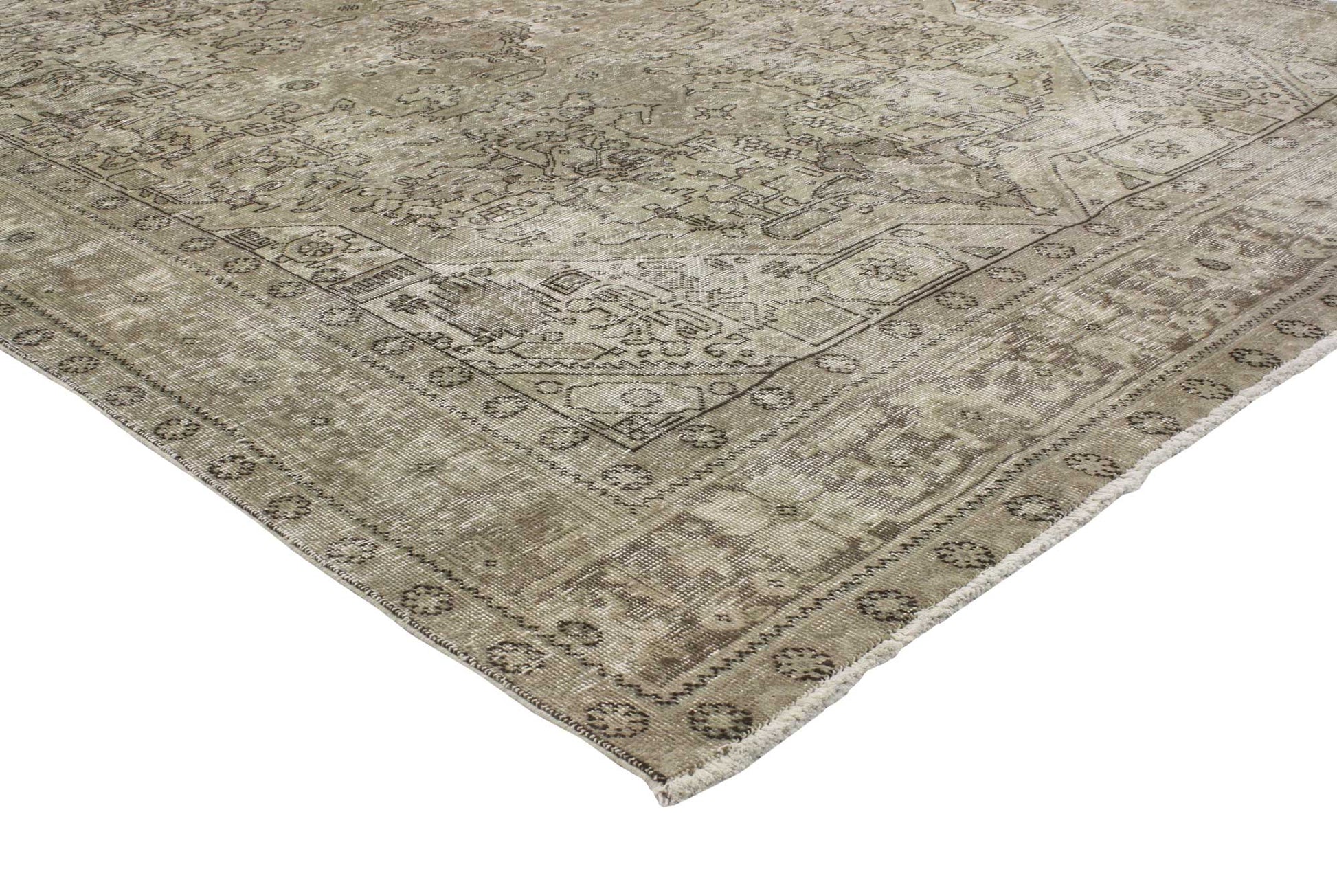 6 x 9 Vintage Tabriz Rug 80316