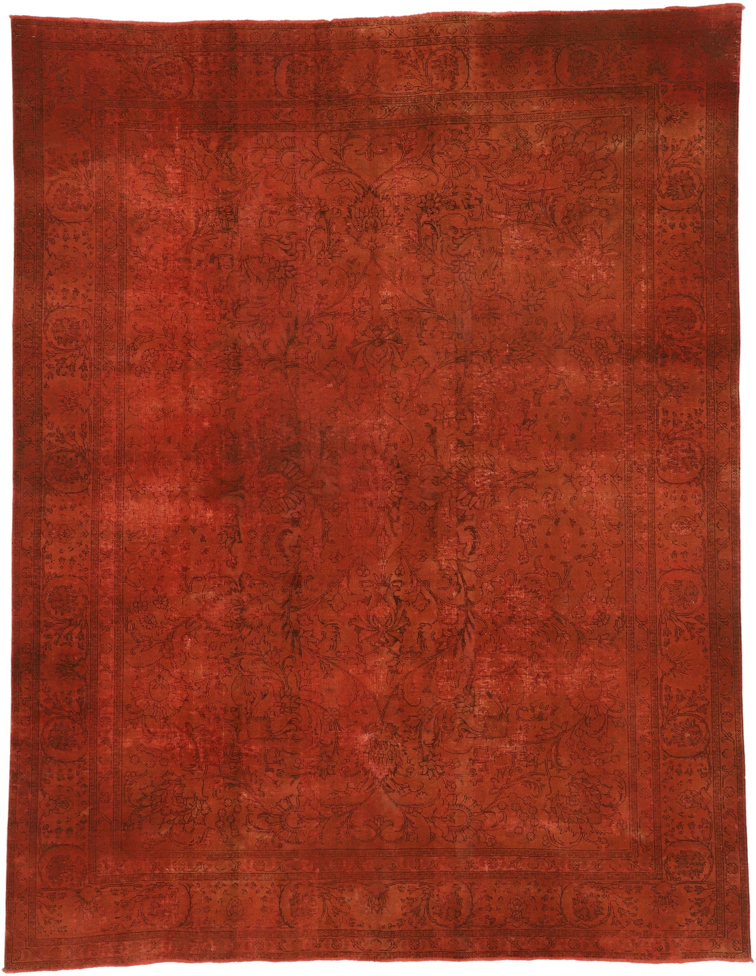 10 x 12 Vintage Overdyed Rug 80318
