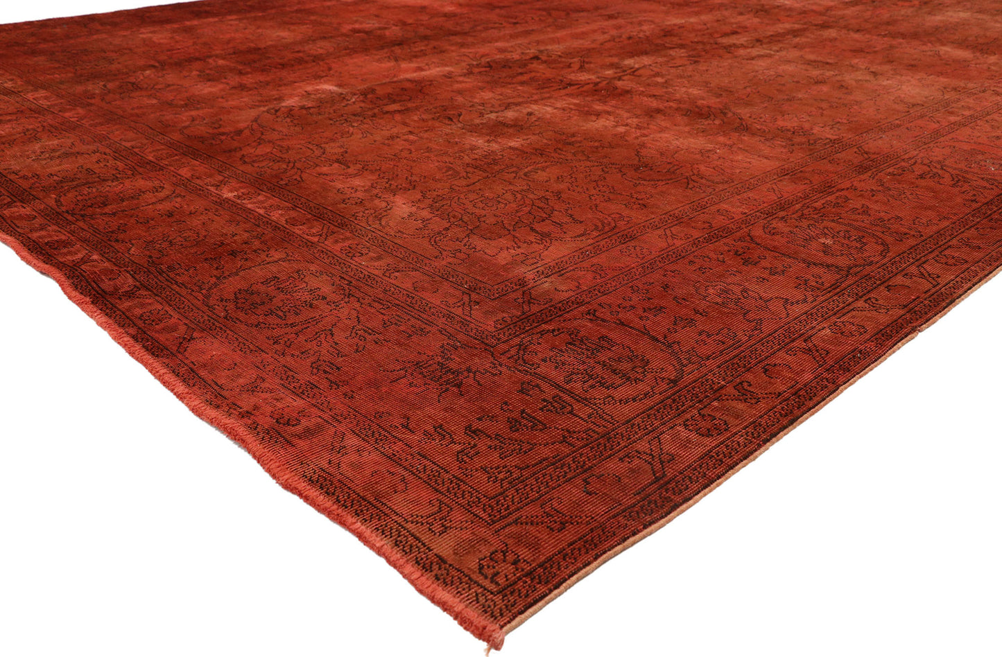 10 x 12 Vintage Overdyed Rug 80318