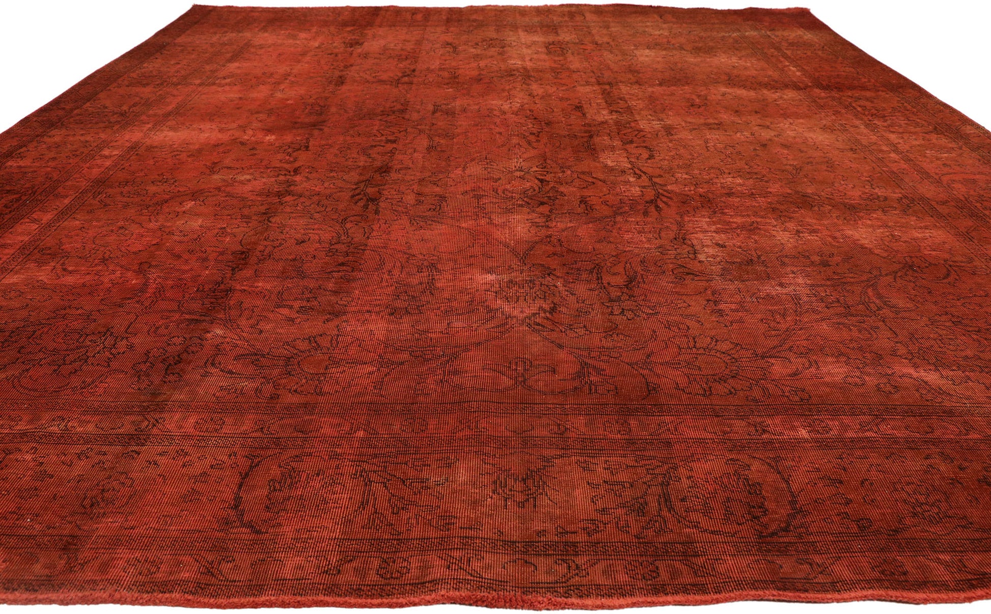 10 x 12 Vintage Overdyed Rug 80318