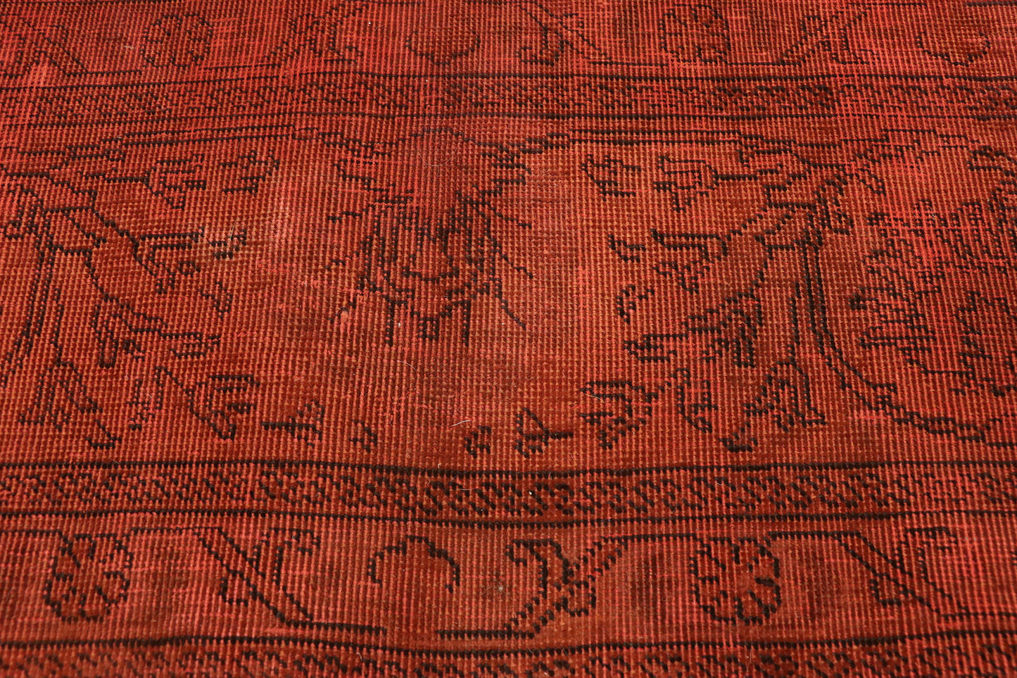 10 x 12 Vintage Overdyed Rug 80318