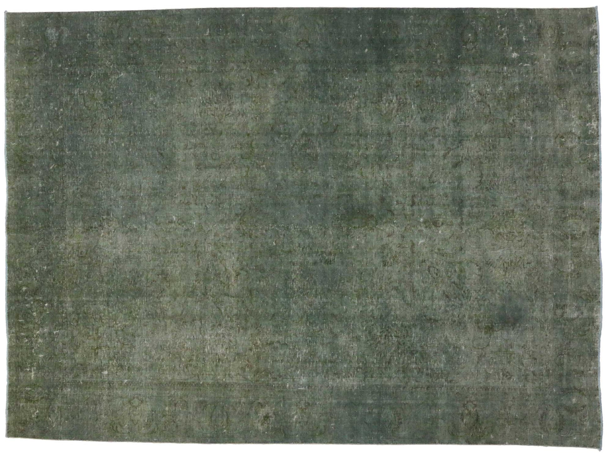 9 x 12 Vintage Overdyed Rug 80319