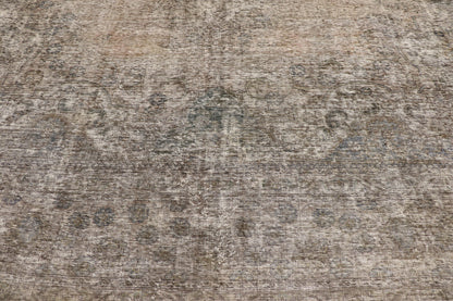 11 x 14 Distressed Vintage Persian Tabriz Rug 80322