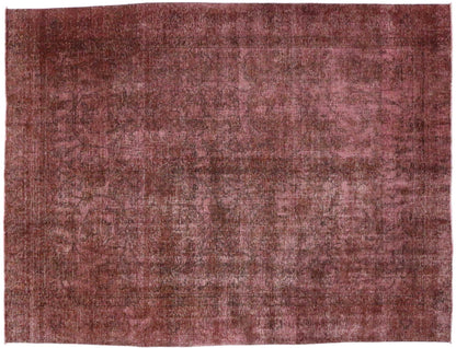 9 x 12 Vintage Overdyed Rug 80323