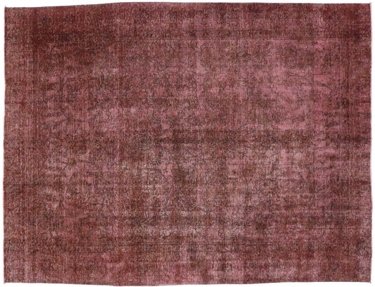 9 x 12 Vintage Overdyed Rug 80323