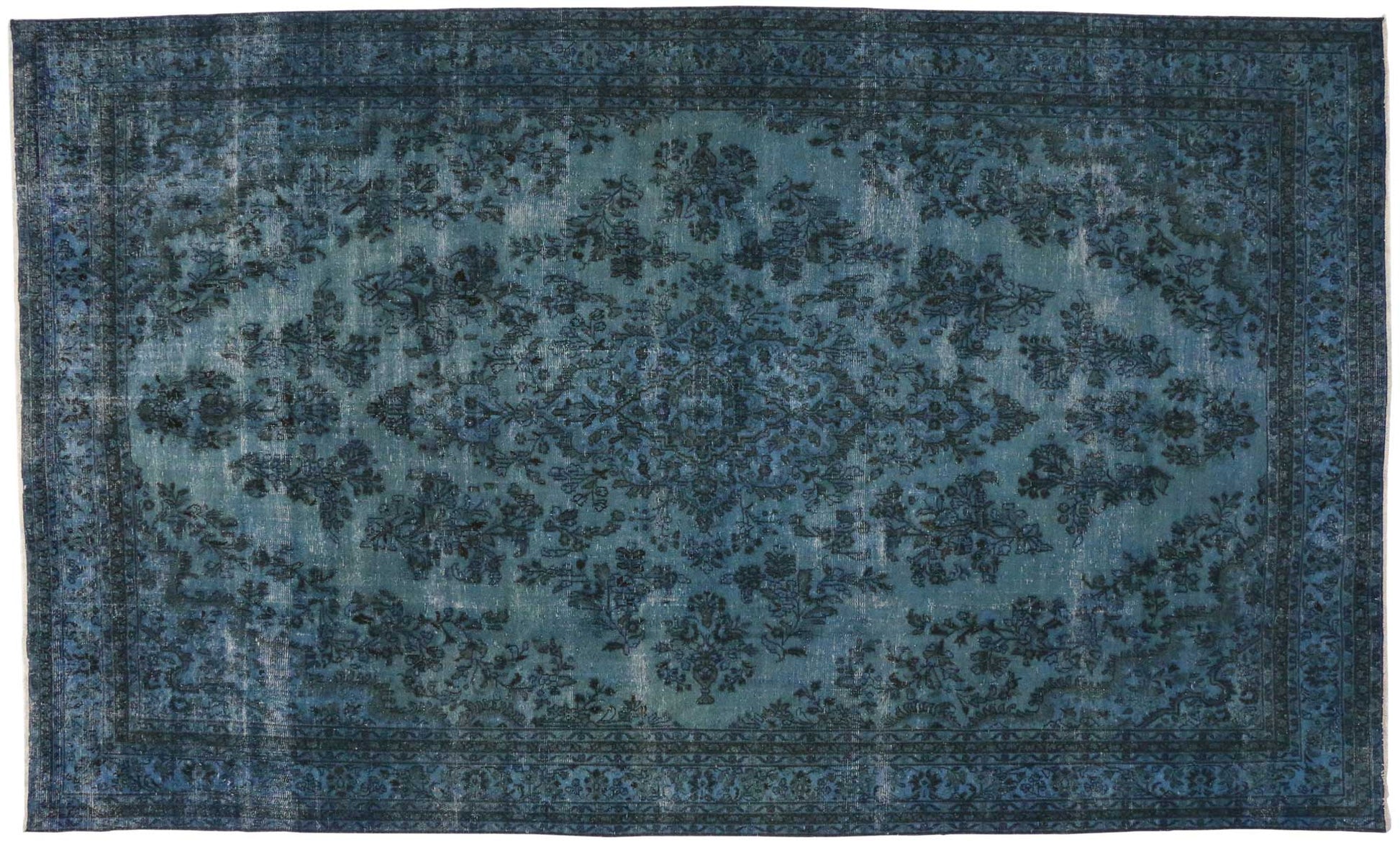 10 x 17 Vintage Overdyed Rug 80324