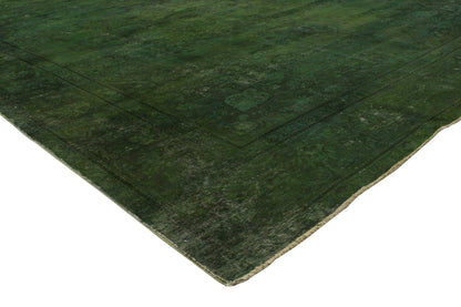 10 x 12 Vintage Overdyed Rug 80325