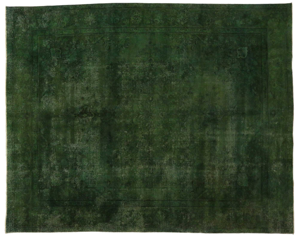 10 x 12 Vintage Overdyed Rug 80325