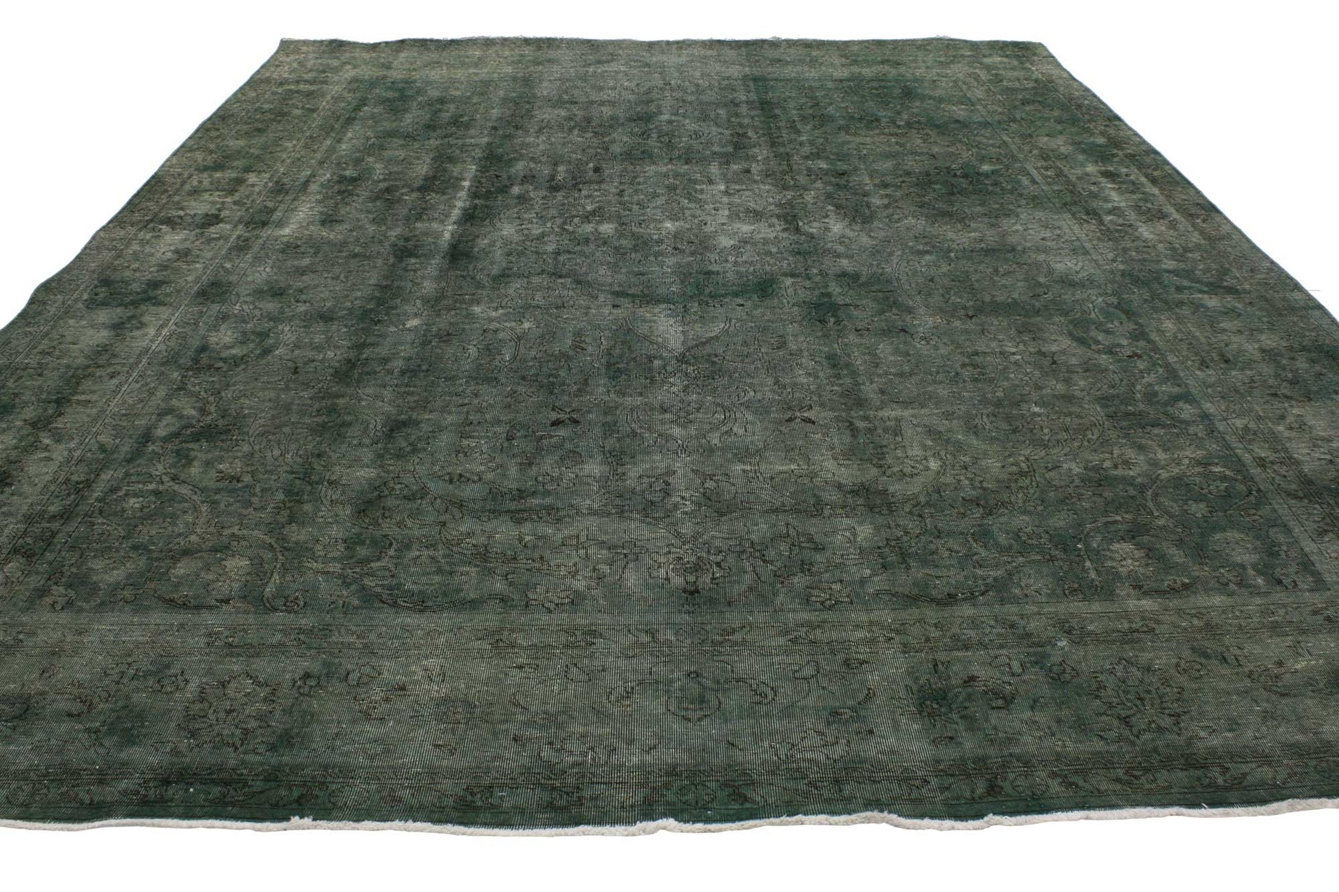 9 x 13 Vintage Overdyed Rug 80326