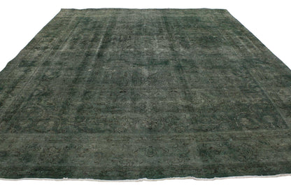 9 x 13 Vintage Overdyed Rug 80326