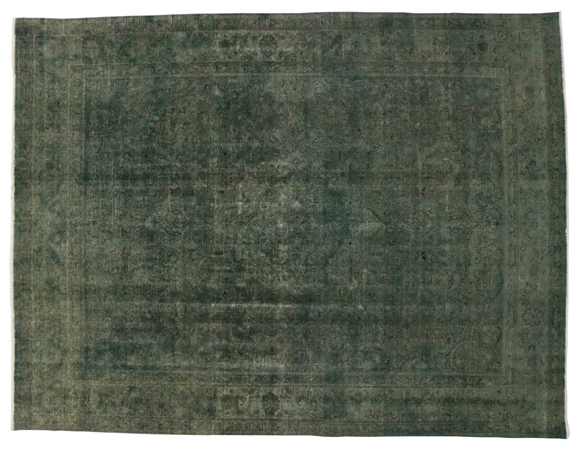 9 x 13 Vintage Overdyed Rug 80326