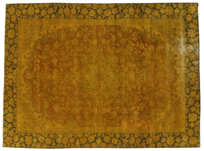 9 x 12 Vintage Overdyed Rug 80329