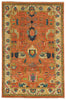 6 x 9 Contemporary Orange Oushak Rug 80356