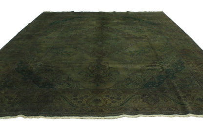 10 x13 Vintage Overdyed Rug 80359
