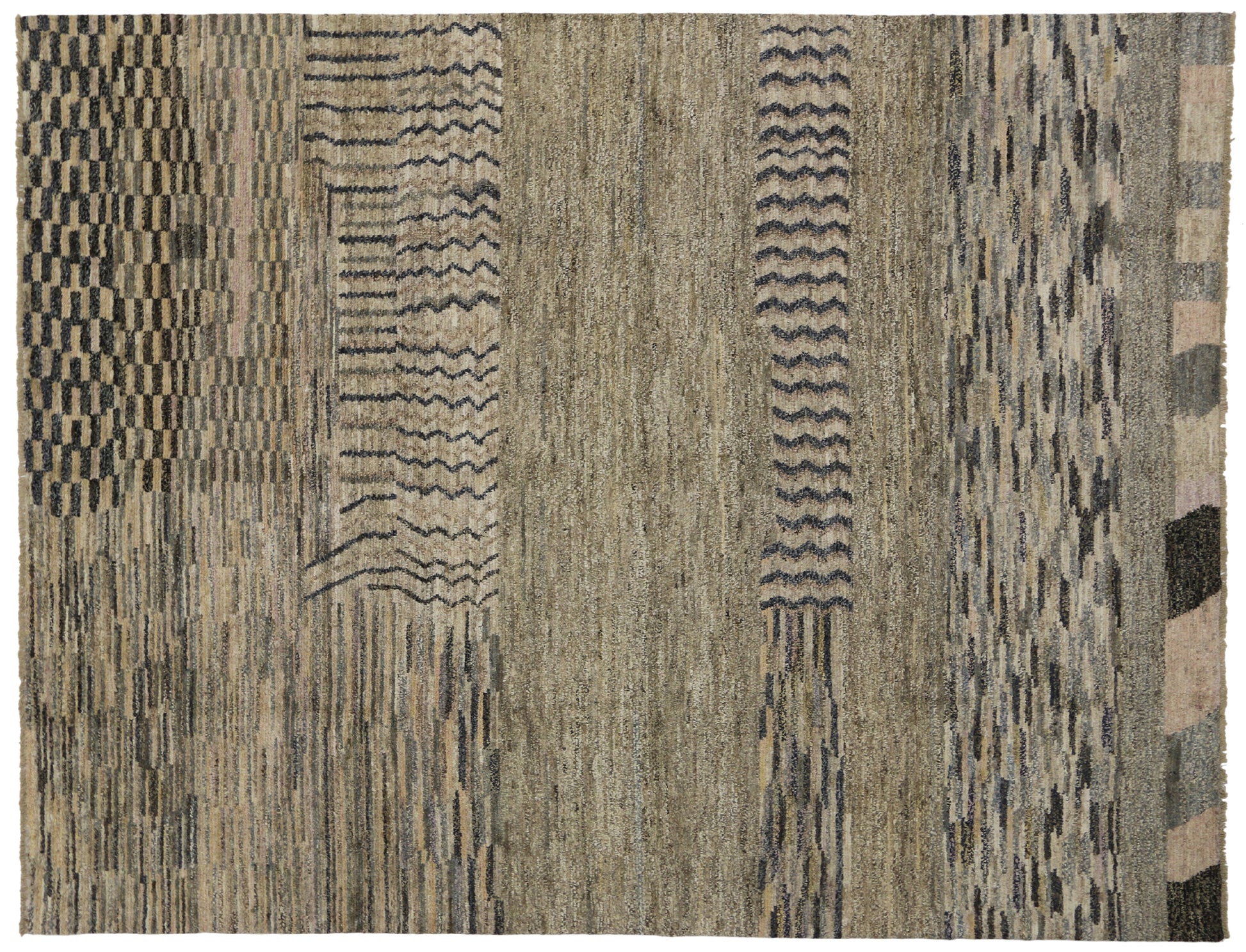 10 x 14 Contemporary Moroccan Rug 80381