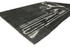 8 x 12 Vintage Overdyed Rug 80385