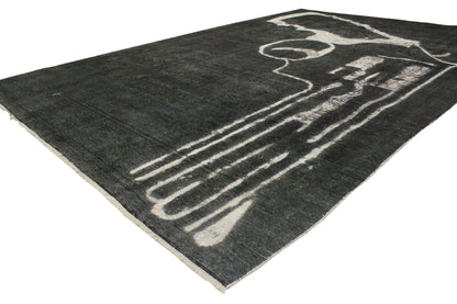 8 x 12 Vintage Overdyed Rug 80385