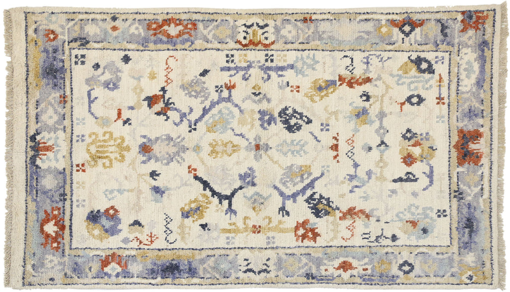 4 x 6 Modern Oushak Rug 80388