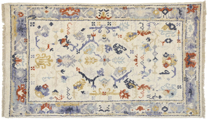 4 x 6 Modern Oushak Rug 80388