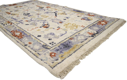 4 x 6 Modern Oushak Rug 80388