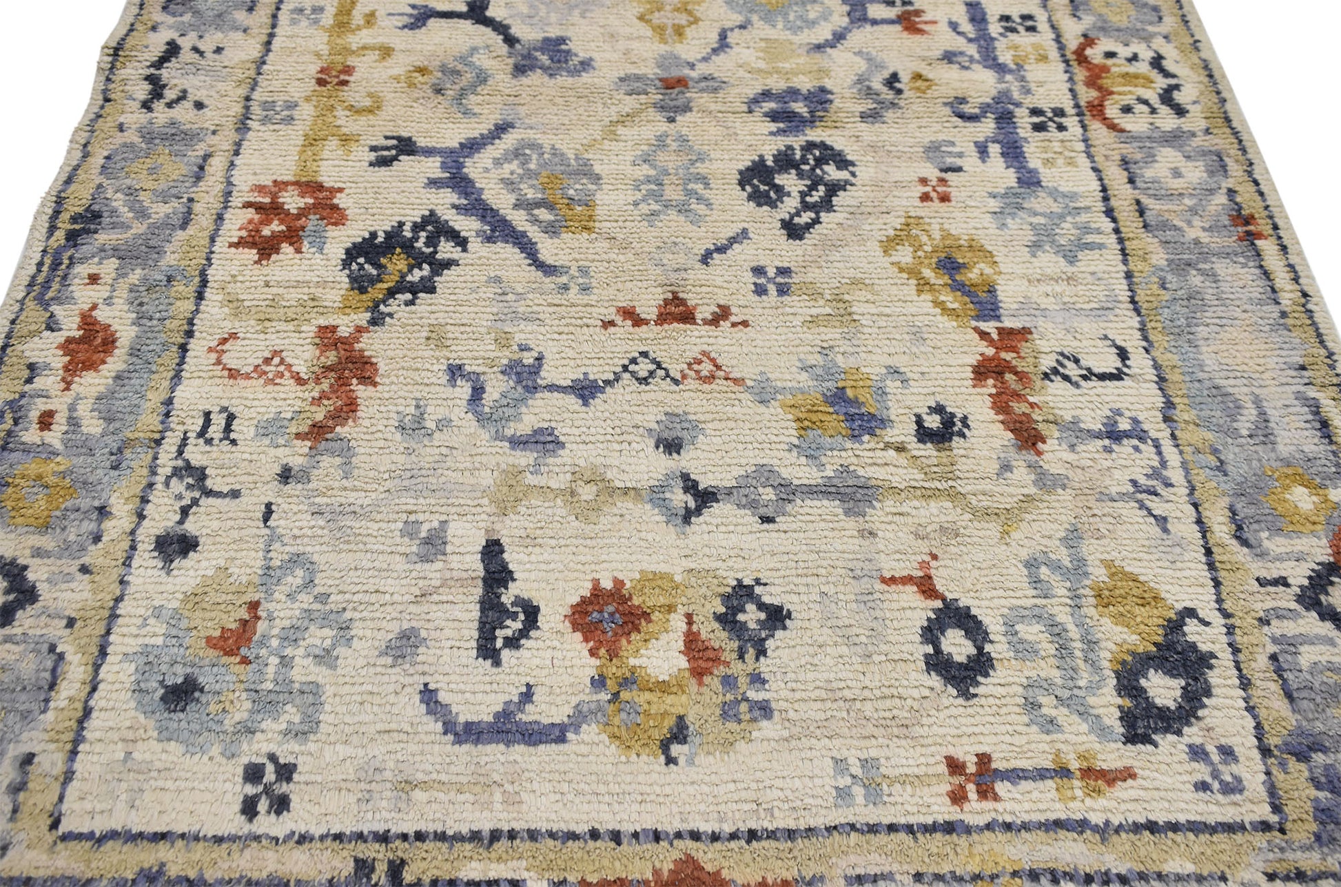 4 x 6 Modern Oushak Rug 80388