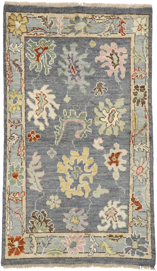 4 x 6 Colorful Oushak Rug 80390