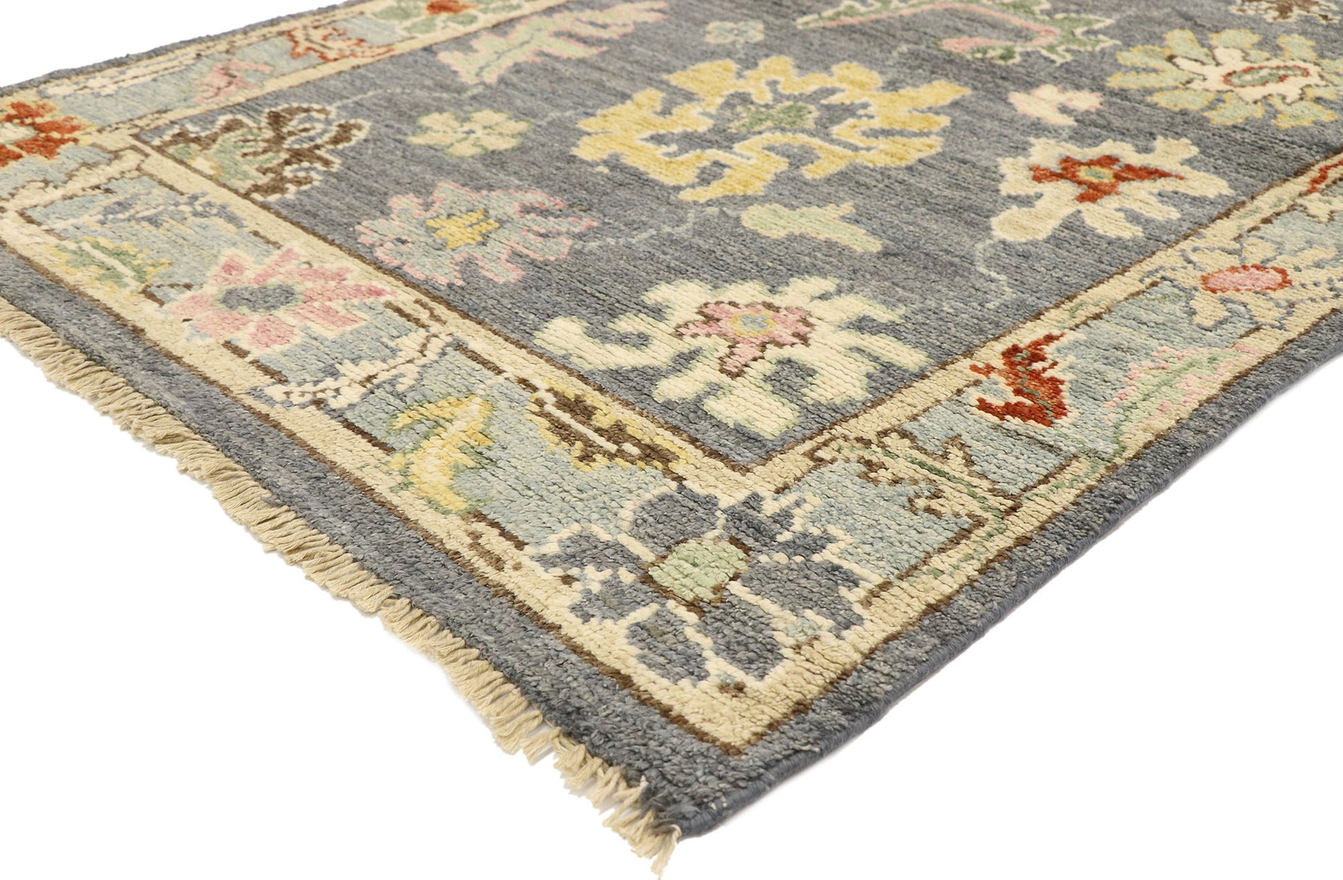 4 x 6 Colorful Oushak Rug 80390