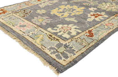 4 x 6 Colorful Oushak Rug 80390