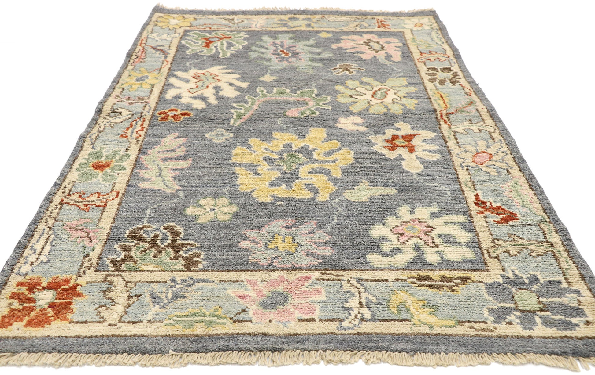 4 x 6 Colorful Oushak Rug 80390