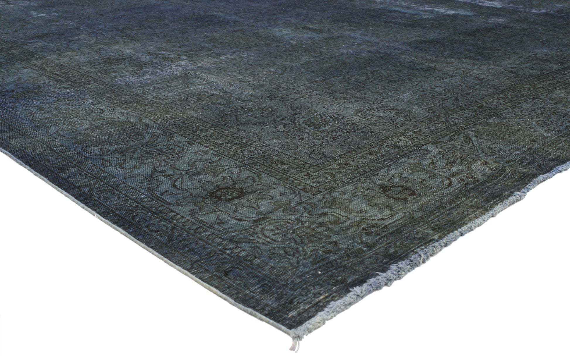10 x 12 Vintage Overdyed Rug 80395
