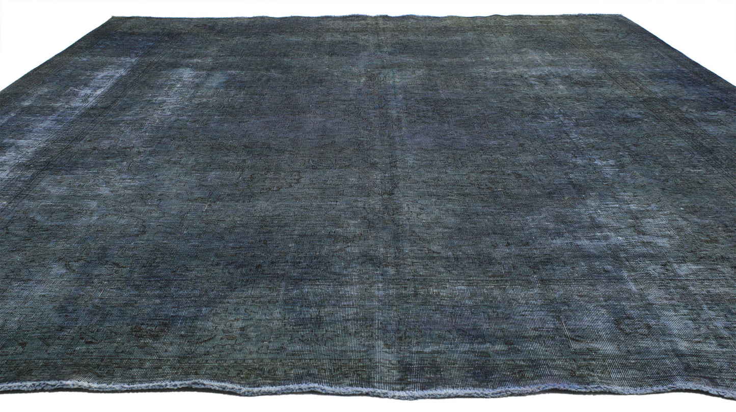 10 x 12 Vintage Overdyed Rug 80395