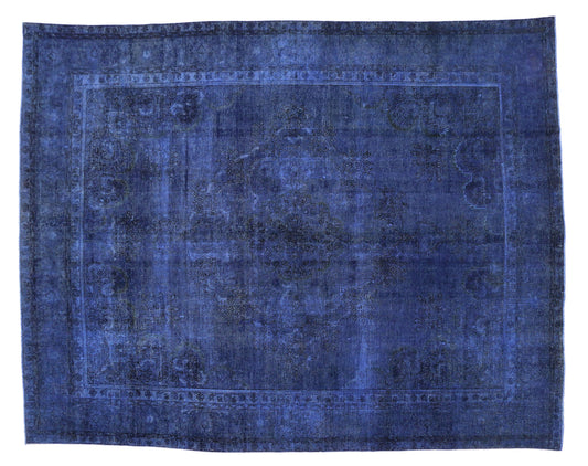 10 x 12 Vintage Overdyed Rug 80396