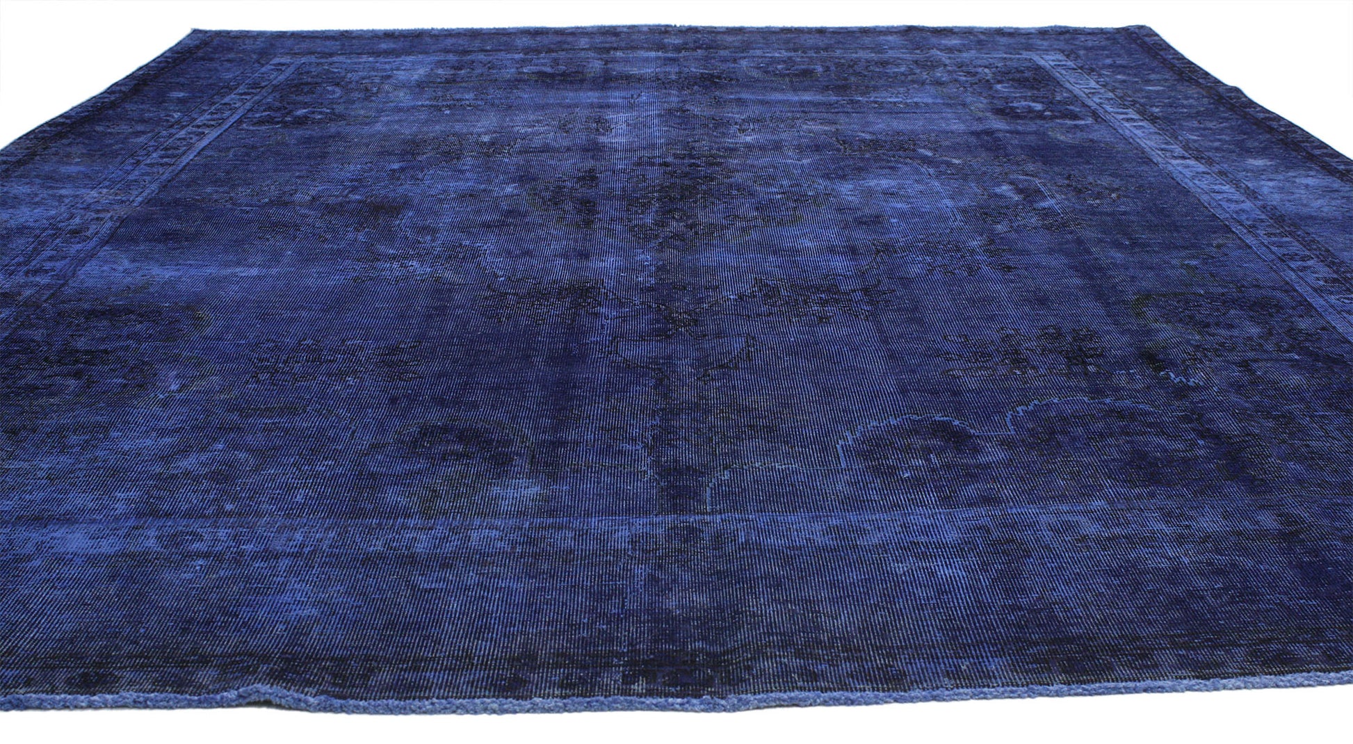 10 x 12 Vintage Overdyed Rug 80396
