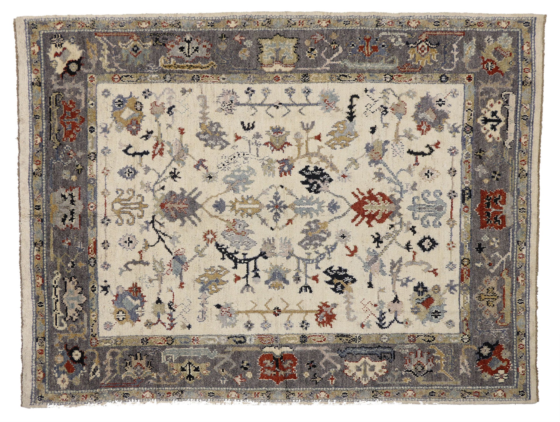9 x 12 Contemporary Oushak Rug 80404
