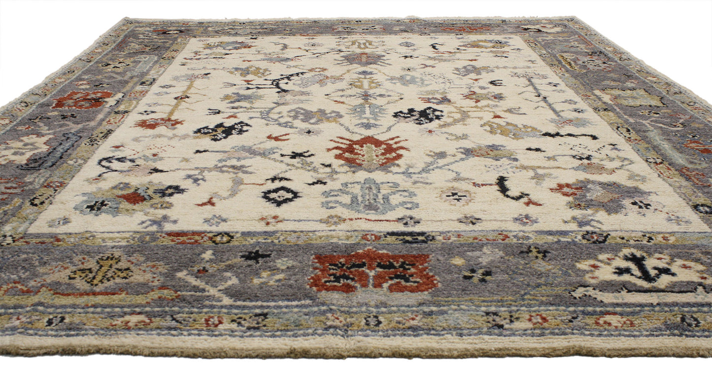 9 x 12 Contemporary Oushak Rug 80404